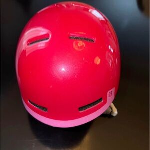 Kids Helmet - Pink/Hot Pink Ski Helmet by Salamon